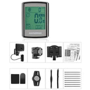 Waterproof Wireless Bicycle Computer with LCD Backlight, Speedometer & Odometer by Habicare