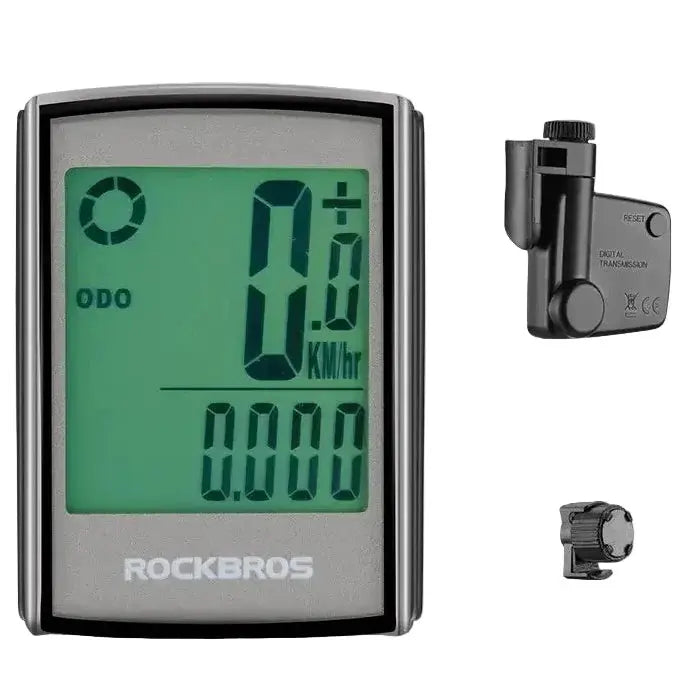 Waterproof Wireless Bicycle Computer with LCD Backlight, Speedometer & Odometer by Habicare