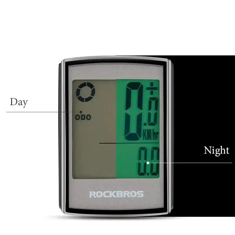 Waterproof Wireless Bicycle Computer with LCD Backlight, Speedometer & Odometer by Habicare
