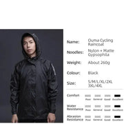 Habicare Waterproof Cycling Raincoat, Breathable Windproof Reflective Waterproof Cycling Raincoat, Breathable Windproof Reflective