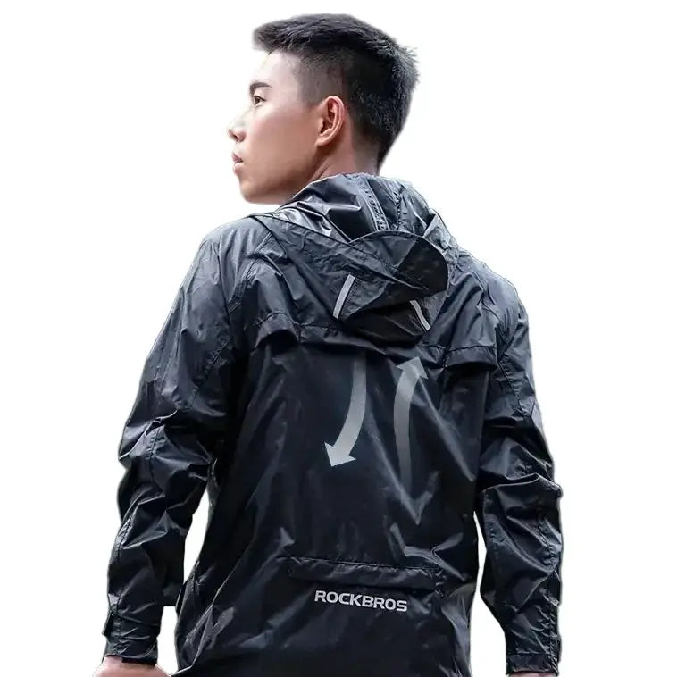 Habicare Waterproof Cycling Raincoat, Breathable Windproof Reflective Waterproof Cycling Raincoat, Breathable Windproof Reflective