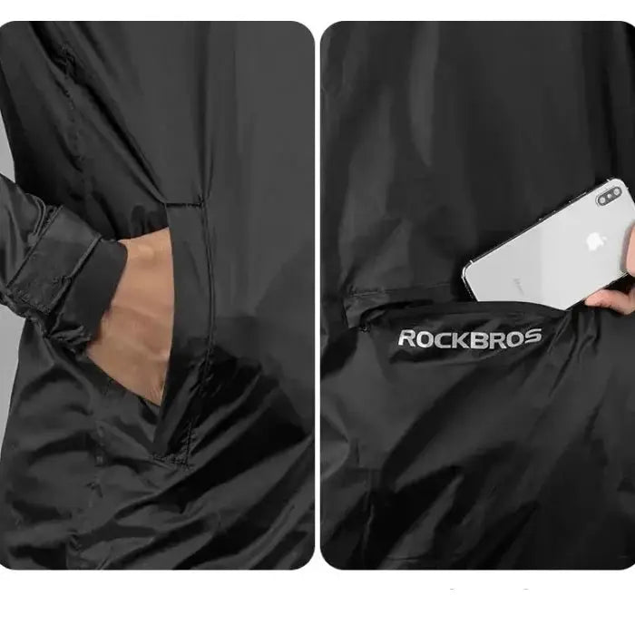 Habicare Waterproof Cycling Raincoat, Breathable Windproof Reflective Waterproof Cycling Raincoat, Breathable Windproof Reflective