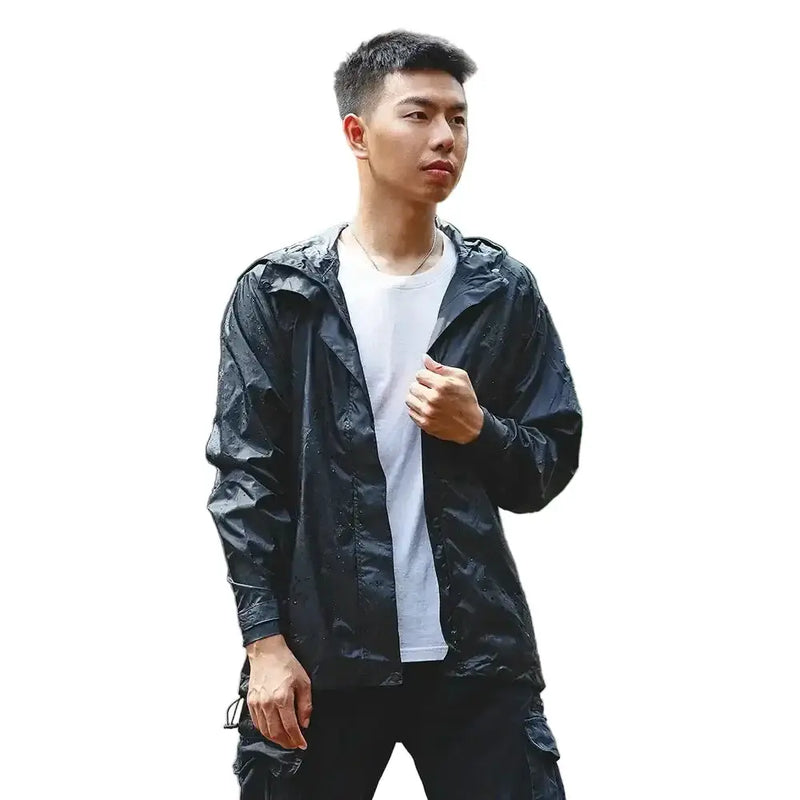 Habicare Waterproof Cycling Raincoat, Breathable Windproof Reflective Waterproof Cycling Raincoat, Breathable Windproof Reflective