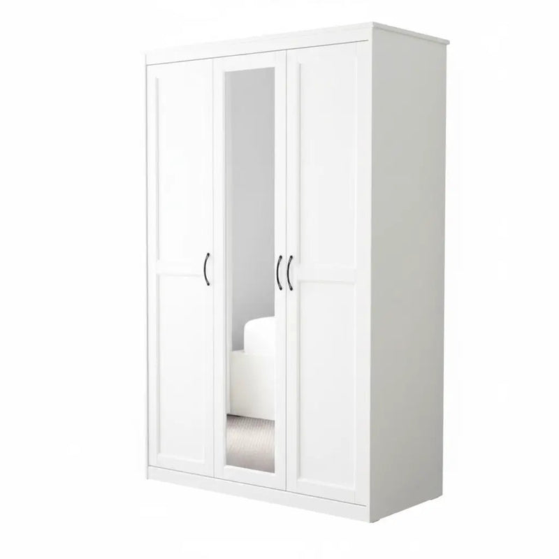 'Roman' 3 Door wardrobe with Mirror by sue-e furniture