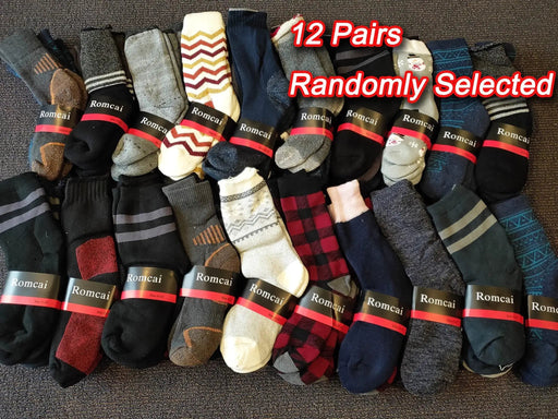 (12 Pairs) Bulk Sale Thick Socks Thermal Socks by dealonline.co.nz