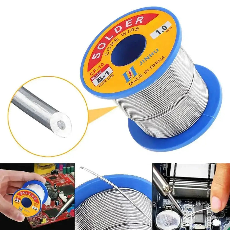 Rosin Core Low-Temperature Solder Wire (100–300g) (different sizes available) by Habicare