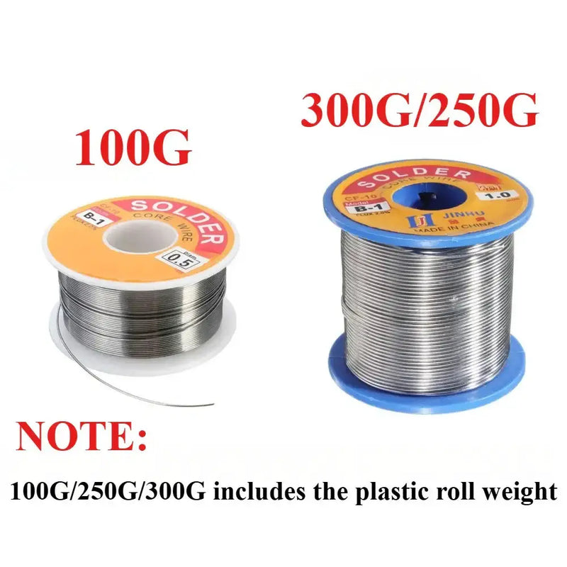 Rosin Core Low-Temperature Solder Wire (100–300g) (different sizes available) by Habicare