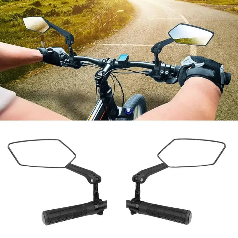 Rotatable Bicycle Handlebar Mirror by Habicare