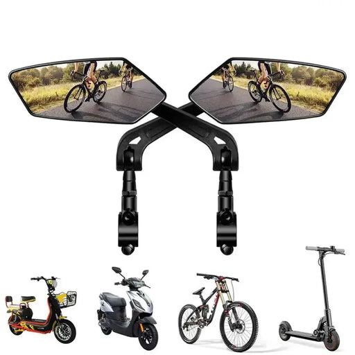 Rotatable Bicycle Handlebar Mirror by Habicare