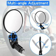 Rotating Bicycle Rearview Mirror (1pc & 2pcs) by Habicare