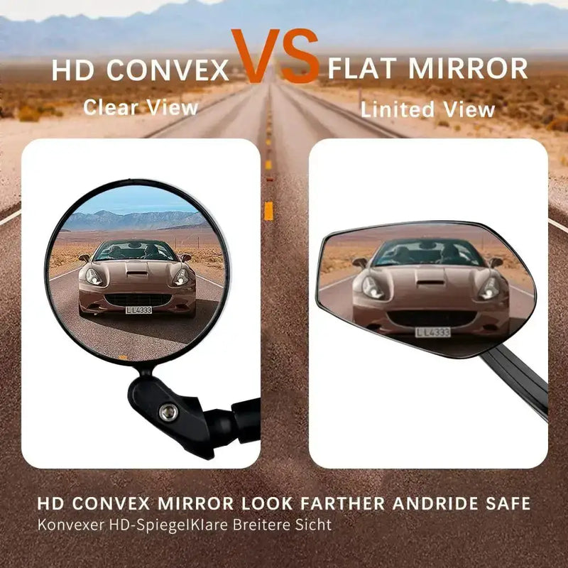 Rotating Bicycle Rearview Mirror (1pc & 2pcs) by Habicare