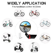 Rotating Bicycle Rearview Mirror (1pc & 2pcs) by Habicare