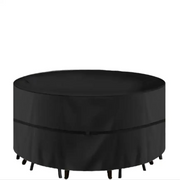 Round Waterproof Patio Furniture Cover – Anti-UV, Windproof (different sizes available) by Habicare