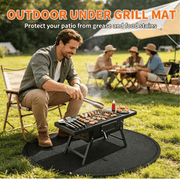 ECOTREK Fire Pit Mats ECOTREK Round Heat Resistant Fire Pit Mat Silicone Coated Fibreglass ECOTREK Round Fire Pit Mat Silicone Coated Fibreglass