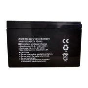 12V 12AH AMP Hour Battery AGM SLA Deep Cycle Dual Fridge Solar Power 12 Volt by salelink.co.nz