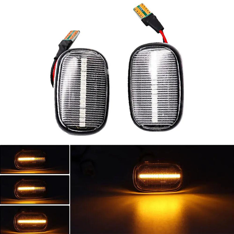 2x Suitable For Toyota Hilux Yaris Corolla RAV4 Lexus LED Side Indicator Lights by salelink.co.nz