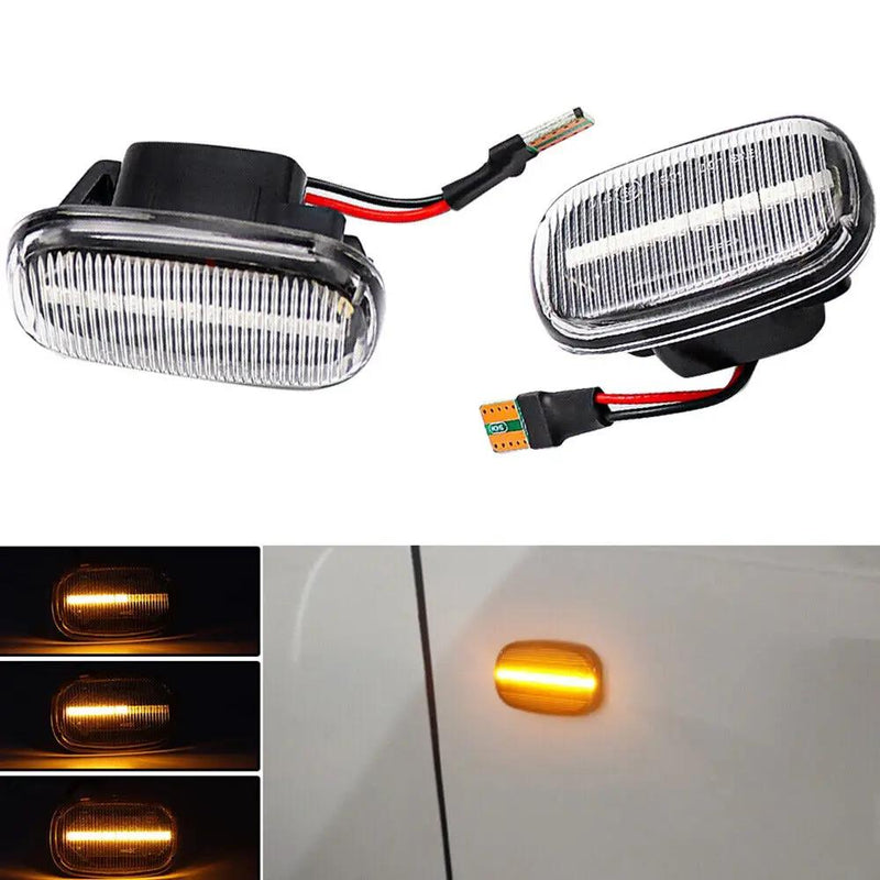 2x Suitable For Toyota Hilux Yaris Corolla RAV4 Lexus LED Side Indicator Lights by salelink.co.nz
