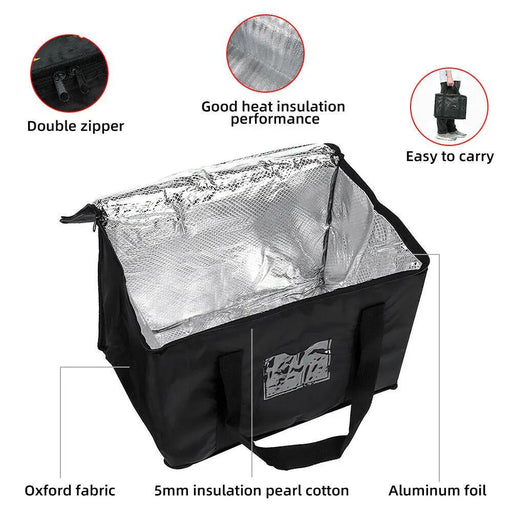 50L Insulated Food Delivery Bag by salelink.co.nz