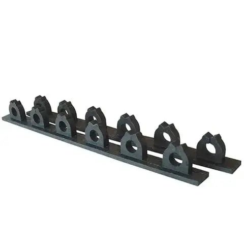 Rubber Rod Rack Wall Mount Twin Pack for organizing and storing fishing rods securely on walls.