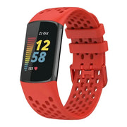 Rubber Sport Strap for the Fitbit Charge 5/6 Series (available in 21 colours) by Habicare