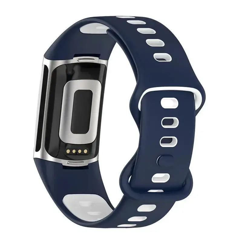 Rubber Sport Strap for the Fitbit Charge 5/6 Series (available in 21 colours) by Habicare