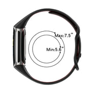 Rubber Sport Strap for the Fitbit Charge 5/6 Series (available in 21 colours) by Habicare