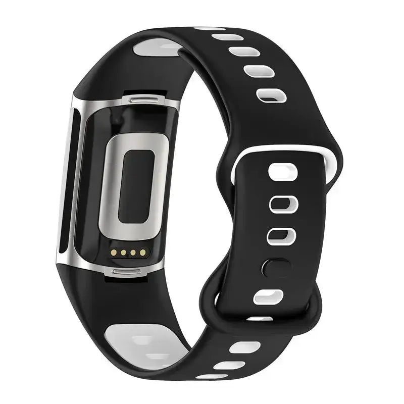 Rubber Sport Strap for the Fitbit Charge 5/6 Series (available in 21 colours) by Habicare
