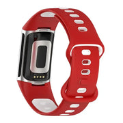 Rubber Sport Strap for the Fitbit Charge 5/6 Series (available in 21 colours) by Habicare
