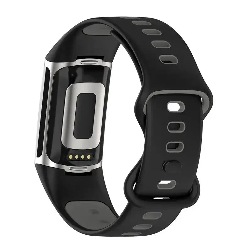 Rubber Sport Strap for the Fitbit Charge 5/6 Series (available in 21 colours) by Habicare