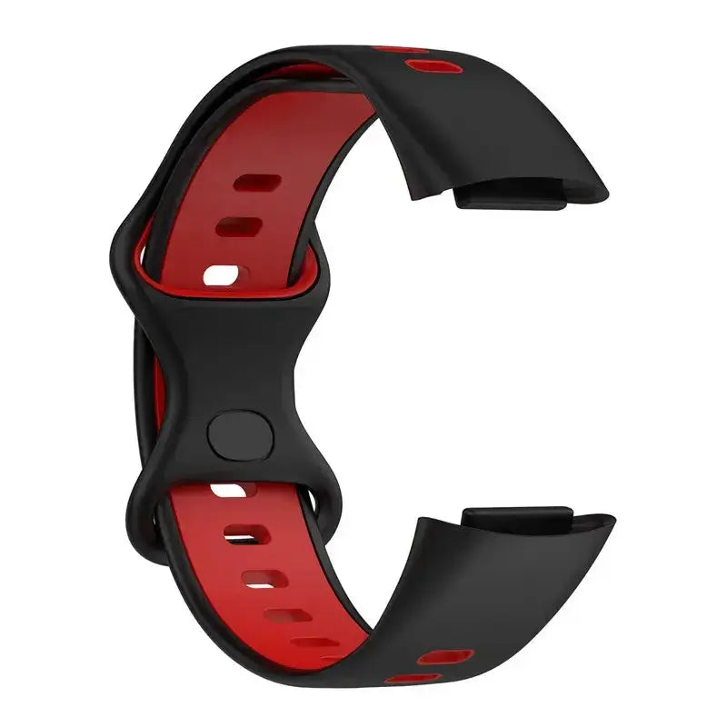 Rubber Sport Strap for the Fitbit Charge 5/6 Series (available in 21 colours) by Habicare