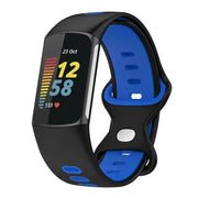 Rubber Sport Strap for the Fitbit Charge 5/6 Series (available in 21 colours) by Habicare