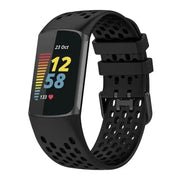 Rubber Sport Strap for the Fitbit Charge 5/6 Series (available in 21 colours) by Habicare
