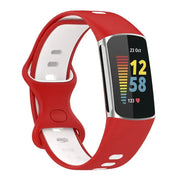 Rubber Sport Strap for the Fitbit Charge 5/6 Series (available in 21 colours) by Habicare