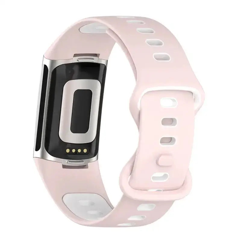Rubber Sport Strap for the Fitbit Charge 5/6 Series (available in 21 colours) by Habicare