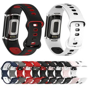 Rubber Sport Strap for the Fitbit Charge 5/6 Series (available in 21 colours) by Habicare
