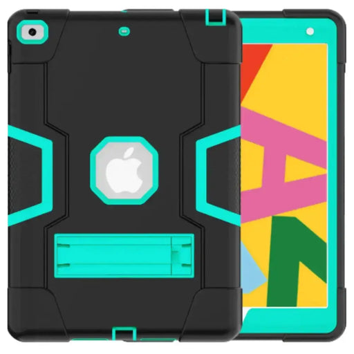 Rugged Case for iPad Series (Black & Mint Green) by Habicare