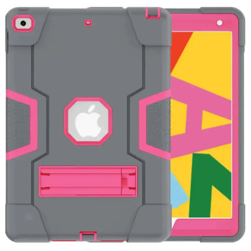 Rugged Case for iPad Series (Gray & Pink) by Habicare
