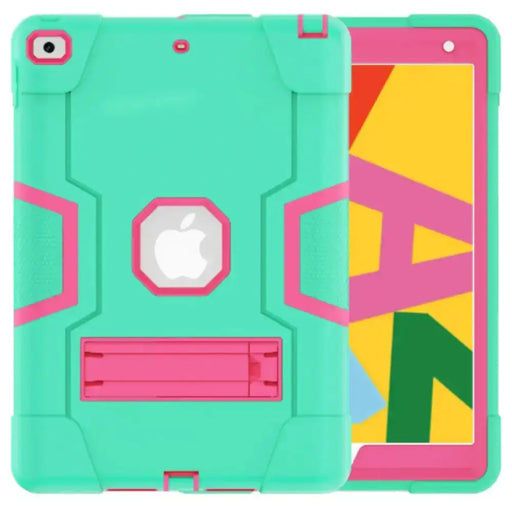 Rugged Case for iPad Series (Green & Pink) by Habicare