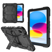 techplus Rugged iPad 11th Gen 10.9 Inch Case Shockproof With Stand Pencil Holder Black TechPlus Rugged iPad 11th Gen Case 10.9 With Stand