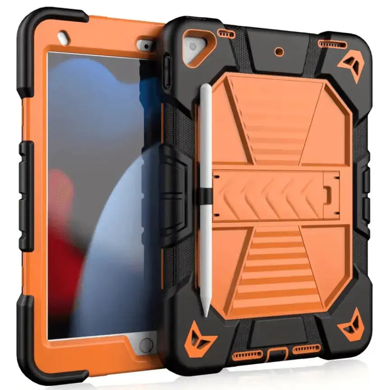 techplus Rugged iPad 10th/11th Gen 10.9" Case – Shockproof Cover Stand & Pencil Holder Rugged iPad 10.9 Case 10th Gen Kickstand Pencil Holder