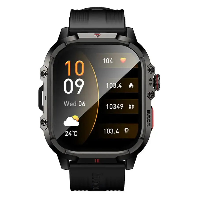 techplus Rugged Outdoor GPS Smartwatch with Bluetooth Calling, 1.95" HD Display (Y45) Y45 Rugged GPS Smartwatch With Bluetooth Calling