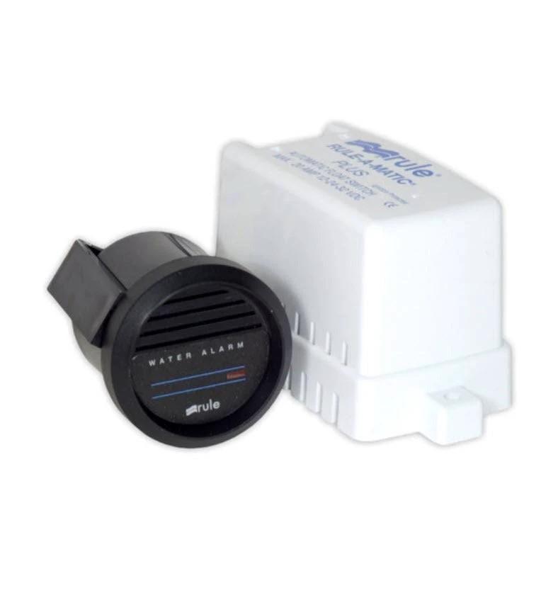 Rule Hi Water Bilge Alarm and Float Switch 12V with visual and audible alarm for water detection.