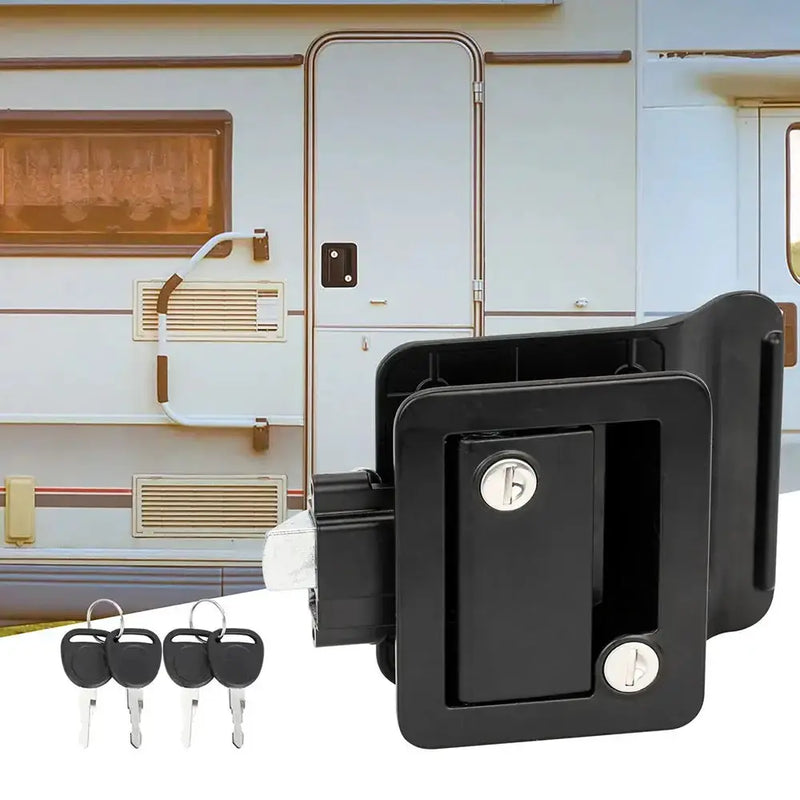 RV / Caravan Entry Door Lock with Deadbolt & Replacement Handle by Habicare