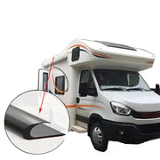 RV / Caravan Roof Rainwater Gutter PVC (available in Black & White) by Habicare