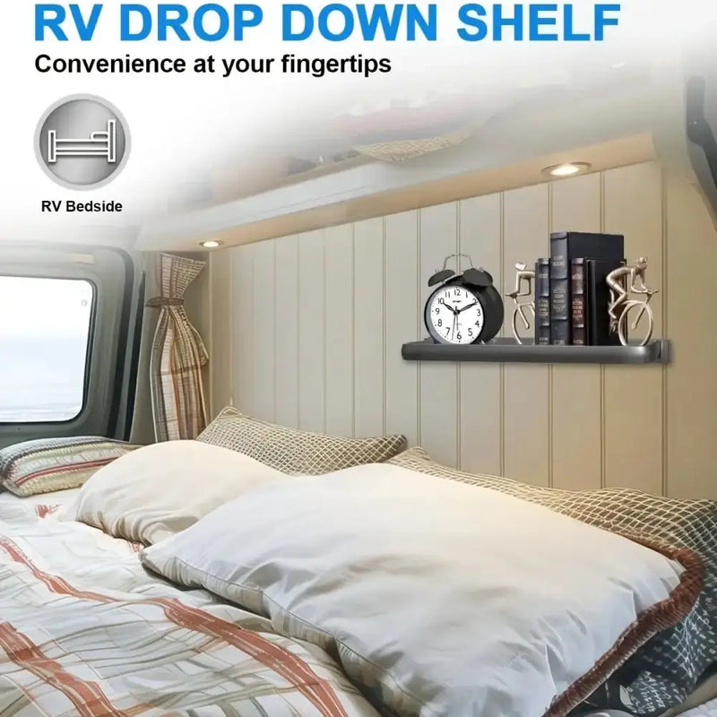 RV Foldable Wall Storage Shelf Rack by Habicare