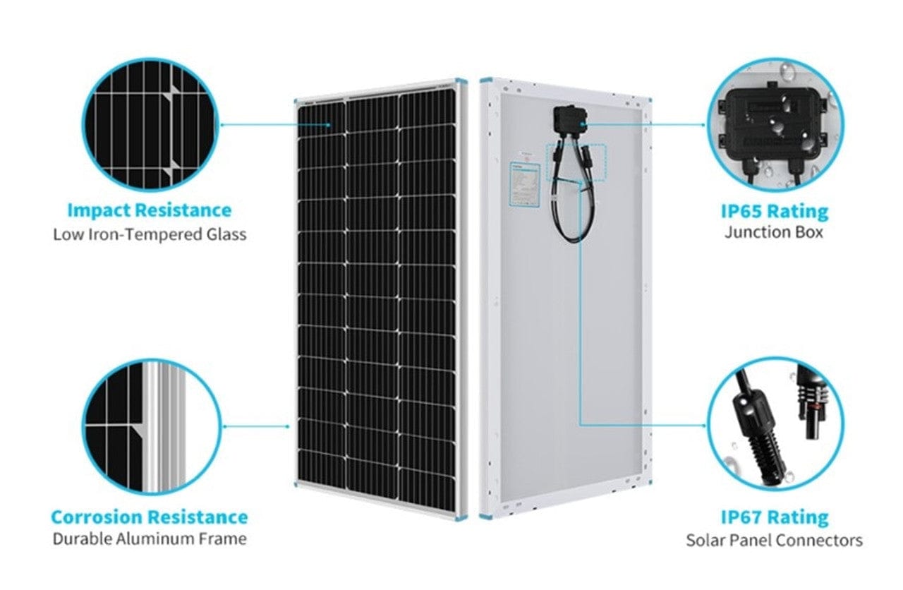 RV & Marine Supplies General Flexible Solar Panel 100W (1134 x 544 x 3mm)