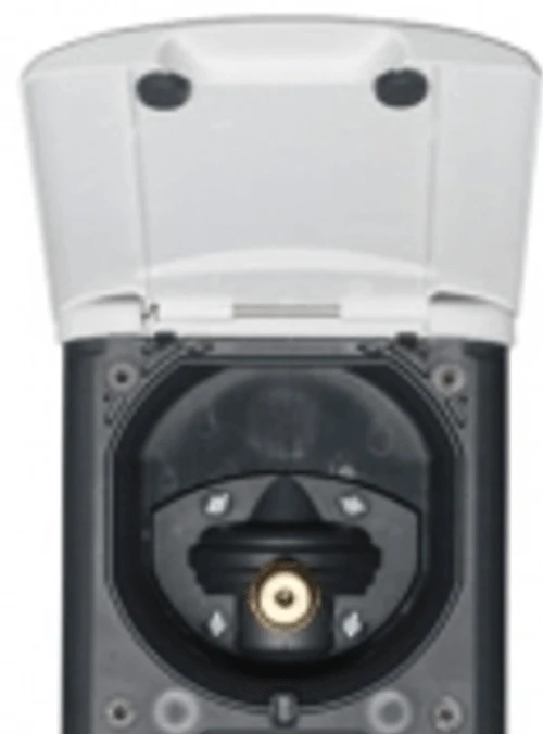 Main Water Connection and 15PSI Reducer - Image of the water connection unit showing magnetic closure.