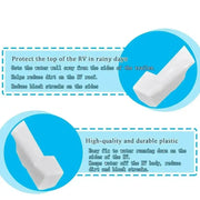 RV Roof Water Channel – Mini Gutter Spouts for RVs and Gazebos by Habicare