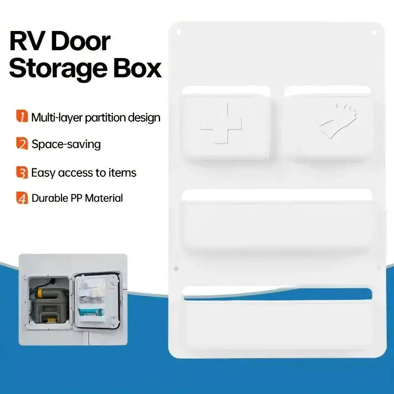RV Toilet Door Storage Pocket by Habicare