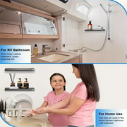 RV Wall-Mount Foldable Aluminum Storage Shelves by Habicare